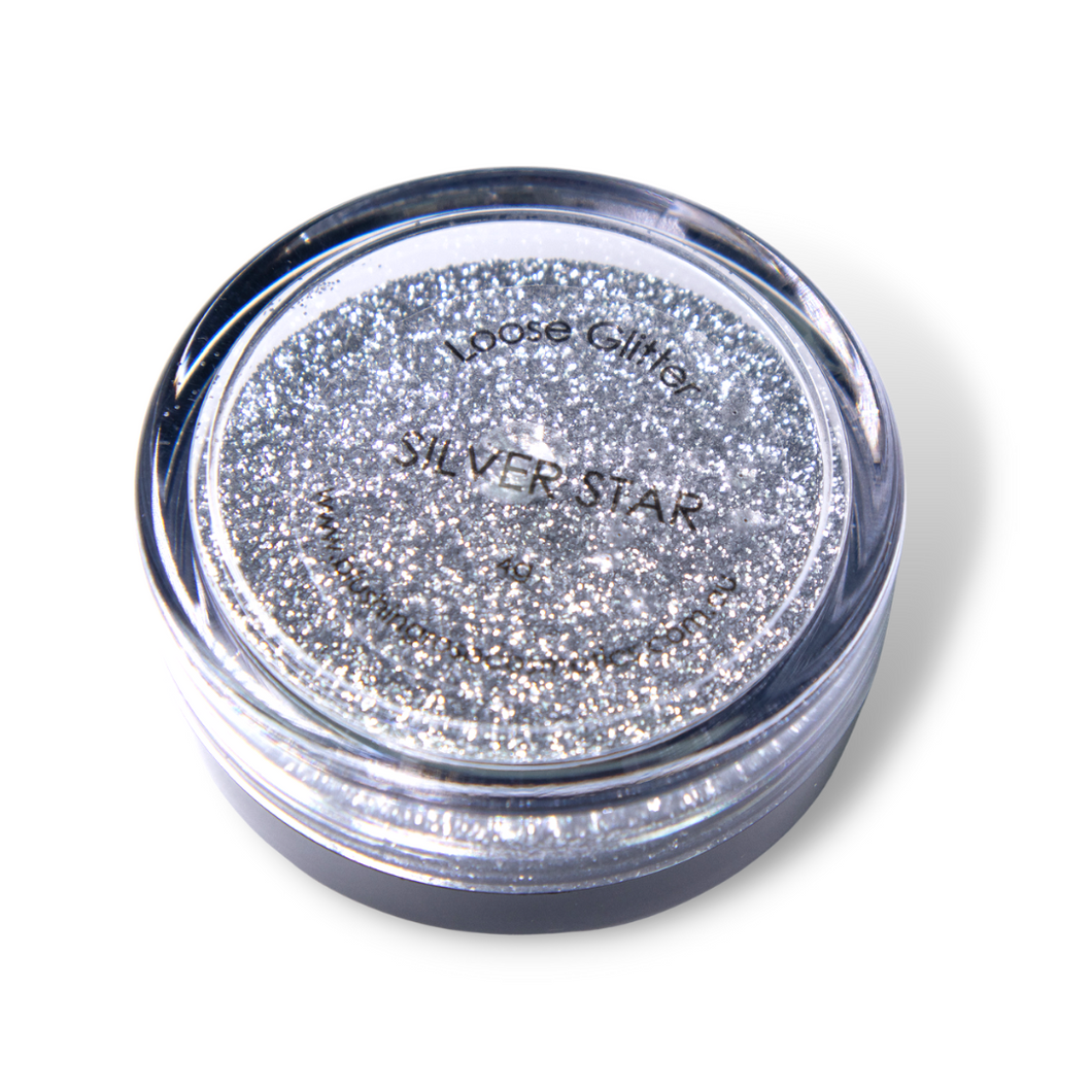 Silver Star Loose Glitter